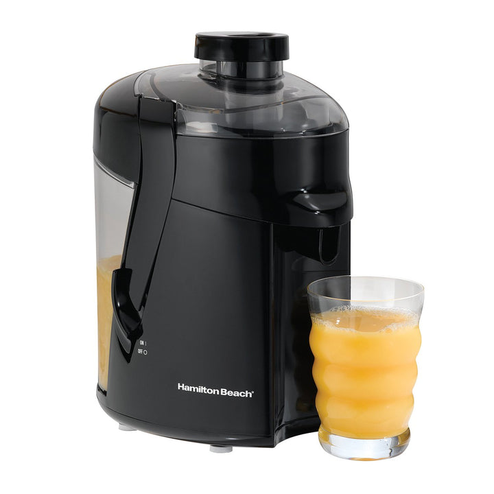 Hamilton Beach HealthSmart Juice Extractor and Electric Juicer, Black, 67801 Hamilton Beach HealthSmart Juicer Machine Image 2