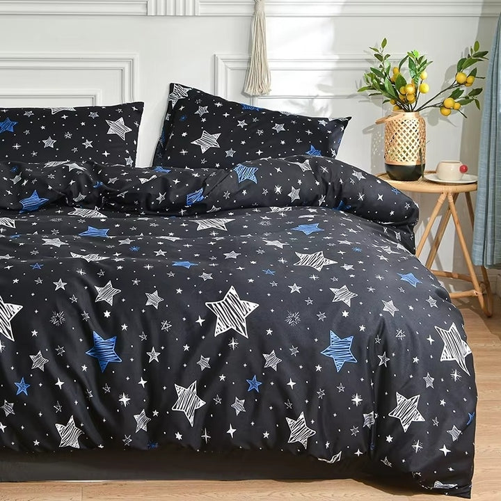 Black and White Bedding Set for Double Bed sabanas cama matrimonial Queen/King Comforter Sets Single Duvet Cover with Image 11