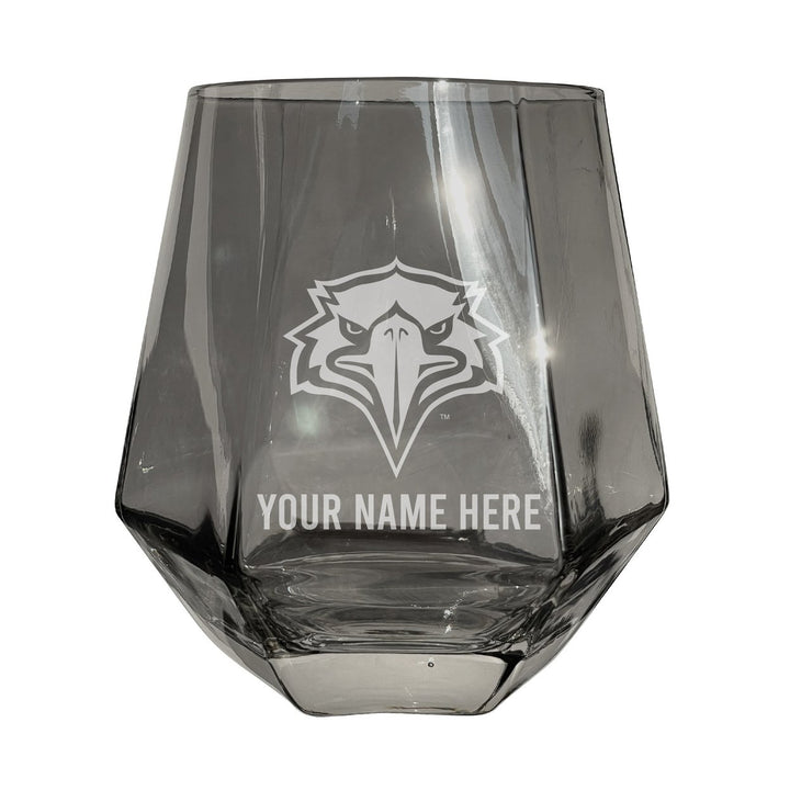 Morehead State University Customizable Stemless Diamond Wine Glass Engraved 10 oz Officially Licensed Collegiate Product Image 2