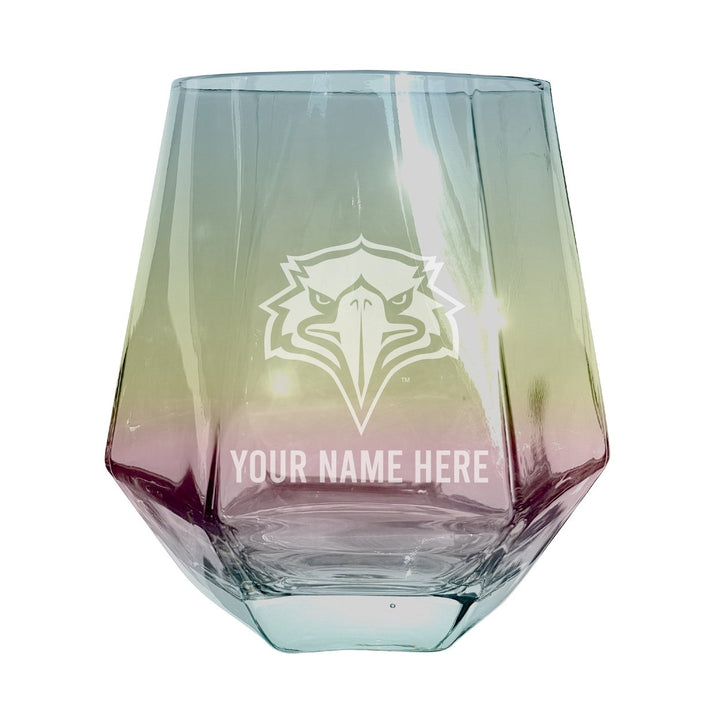 Morehead State University Customizable Stemless Diamond Wine Glass Engraved 10 oz Officially Licensed Collegiate Product Image 3