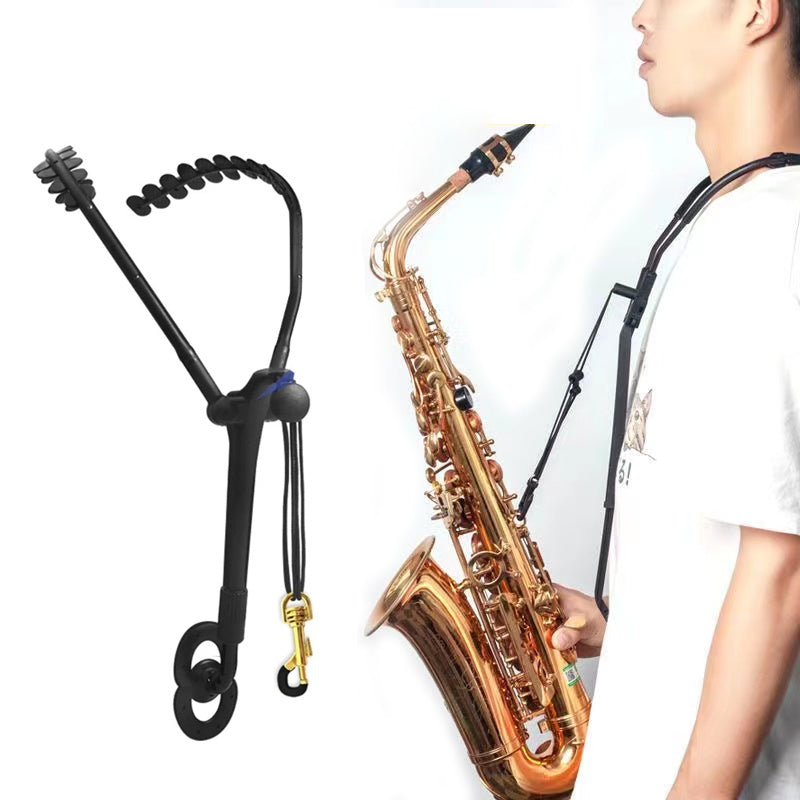 Alto/Soprano/Tenor Saxophone Double Shoulder Straps Sax Protections Neck Lanyard Woodwind Musical Instrument Accessories Image 1