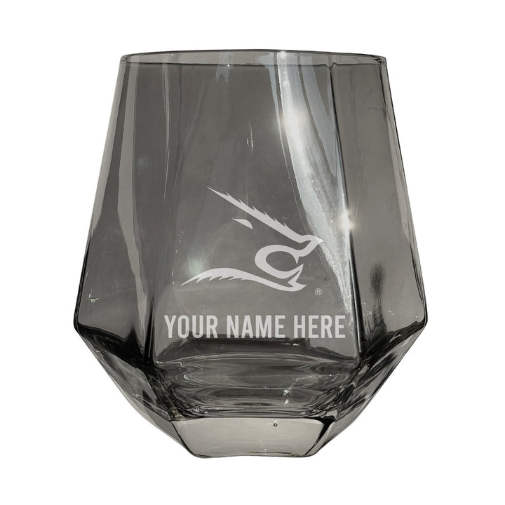 Texas AandM Kingsville Javelinas Customizable Stemless Diamond Wine Glass Engraved 10 oz Officially Licensed Collegiate Image 1