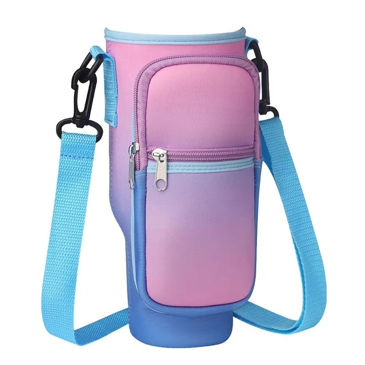 40oz Neoprene Water Bottle Carrier Bag For Stanley Quencher Cup Image 4