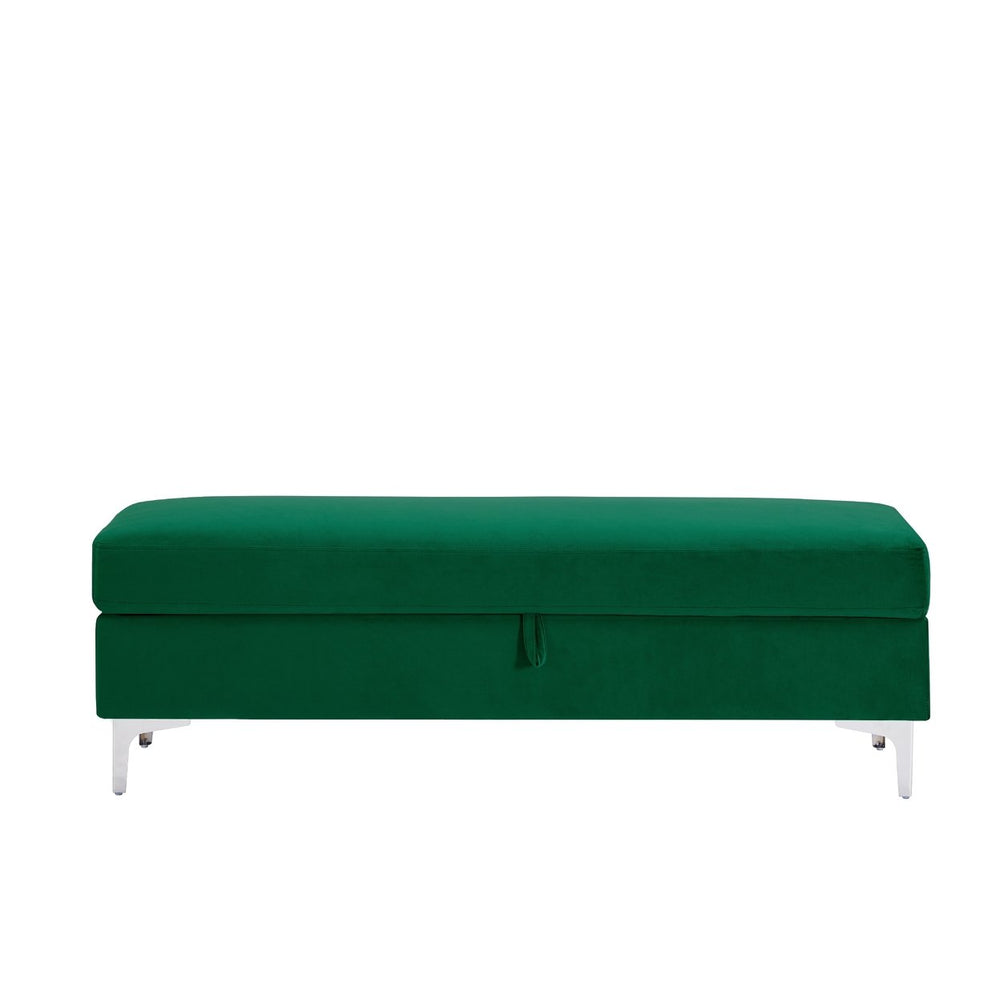 Dark Green Leisure Stool - Stylish and Comfortable Seating for Home, Office, or Outdoor Use Image 2