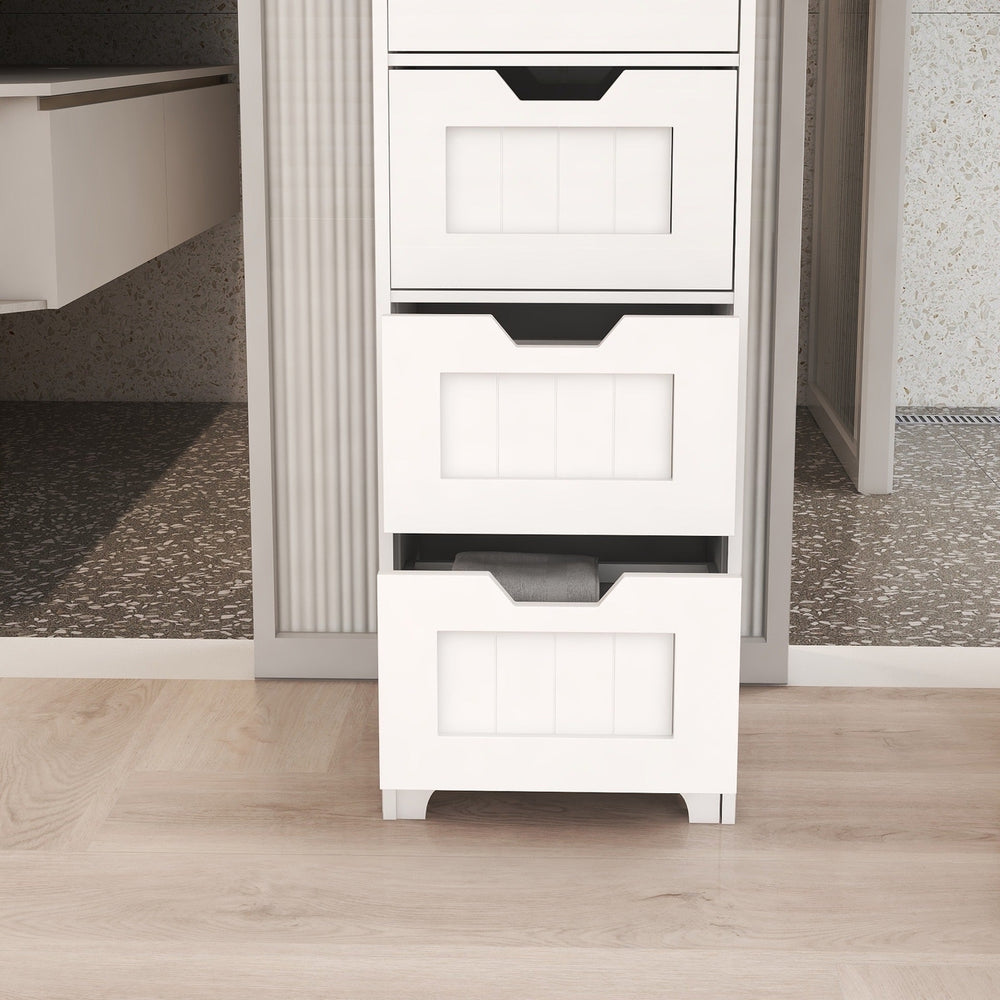 Freestanding Storage Cabinet with 4 Drawers Image 2