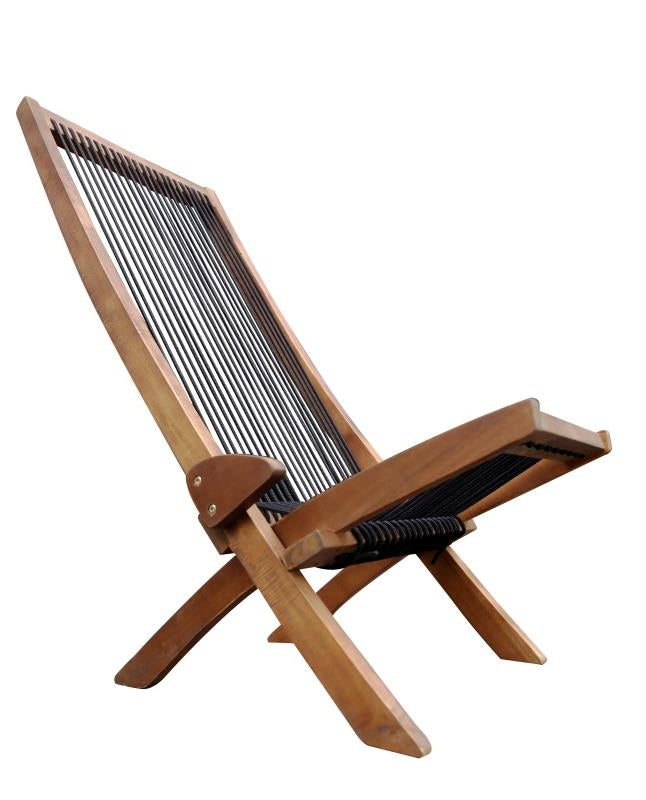 Folding Roping Wood Chair Image 11