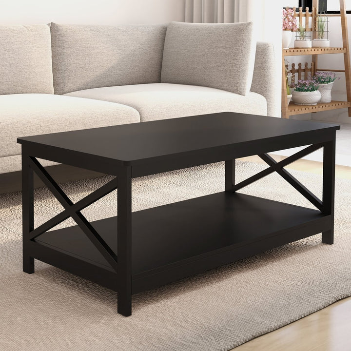 Coffee Table End Table Color Black Image 2