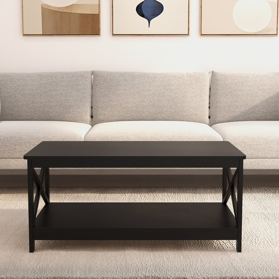 Coffee Table End Table Color Black Image 3