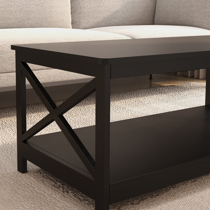 Coffee Table End Table Color Black Image 5