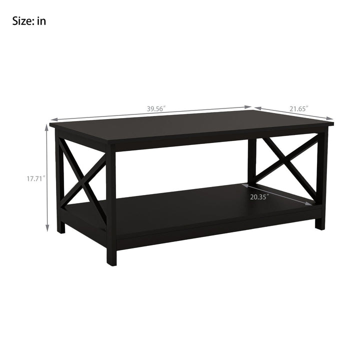 Coffee Table End Table Color Black Image 8