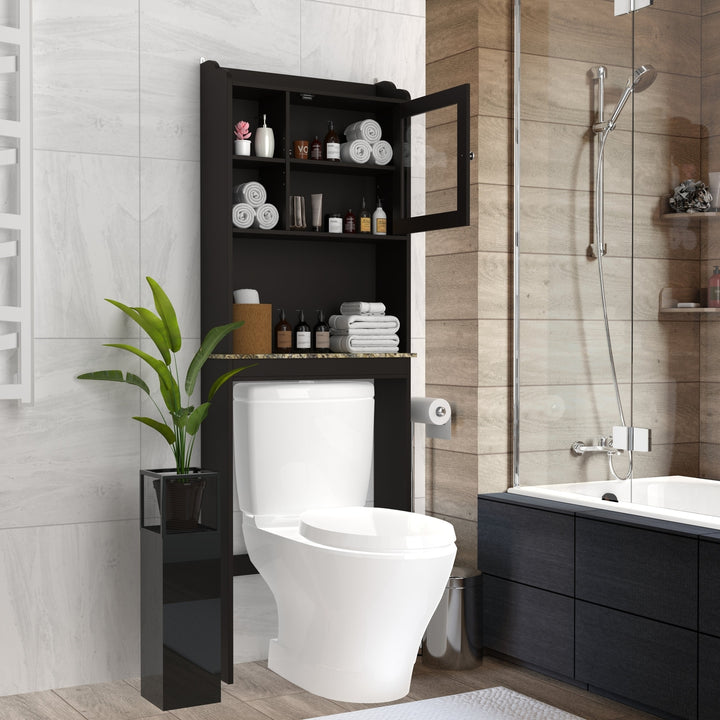 Modern Over The Toilet Space Saver Organization Cabinet for Bathroom Image 7