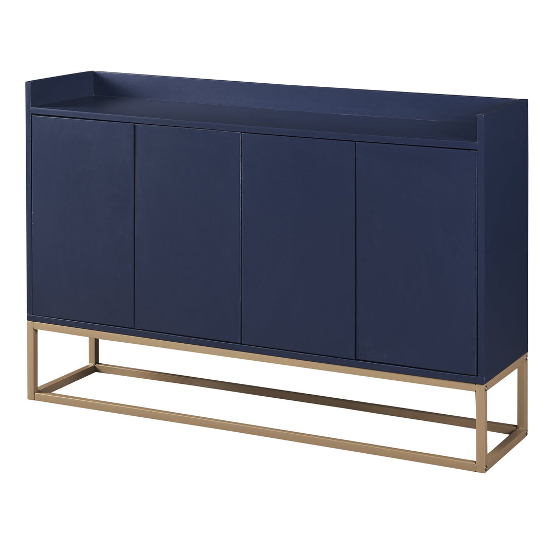 Modern Sideboard Elegant Buffet Cabinet Large Storage Space for Dining Room Entryway Navy Image 9