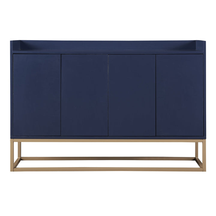 Modern Sideboard Elegant Buffet Cabinet Large Storage Space for Dining Room Entryway Navy Image 10