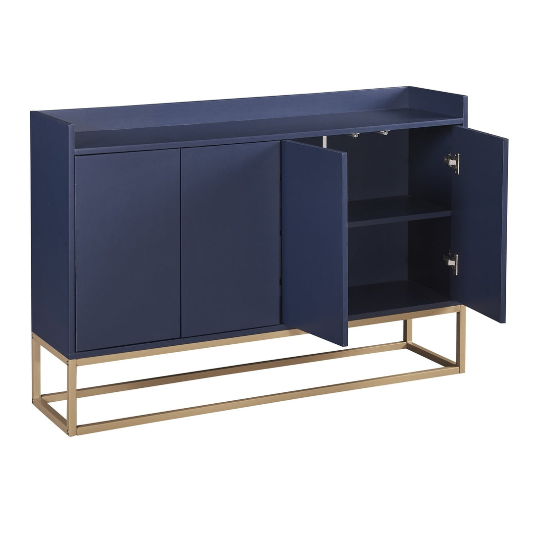 Modern Sideboard Elegant Buffet Cabinet Large Storage Space for Dining Room Entryway Navy Image 12