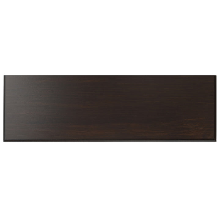 Connaught Tall TV Stand Solid Wood Dark Chestnut for TVs up to 60 Inches Image 11