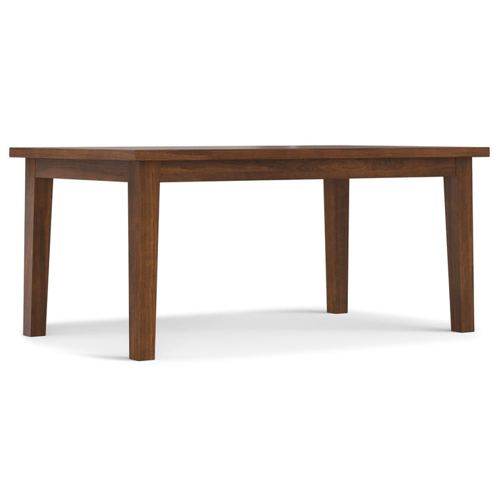 Eastwood Walnut Dining Table 66x40 Rectangular Seating for 6 Contemporary Design Image 1