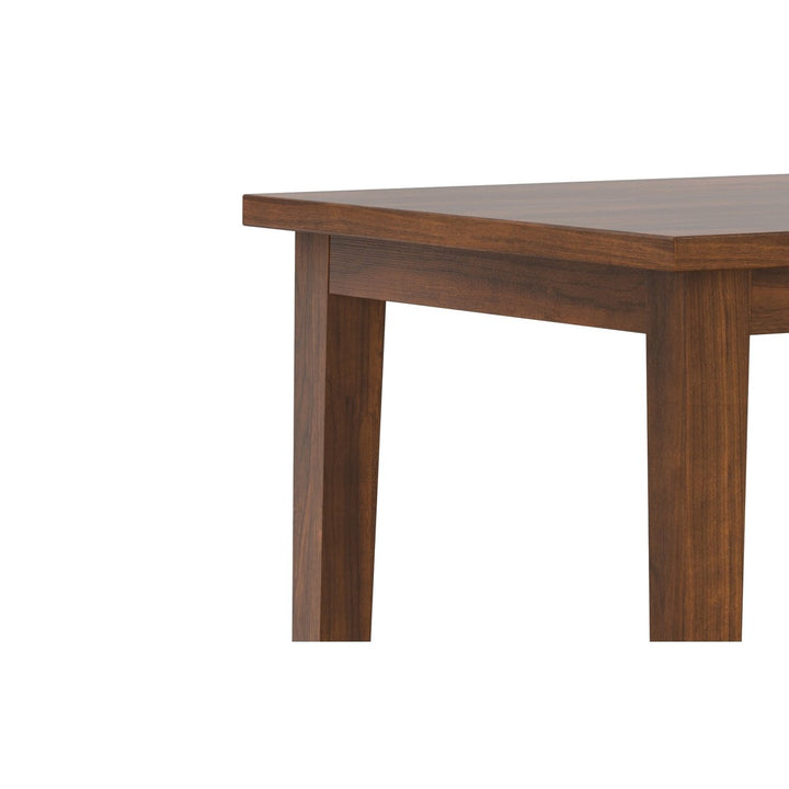 Eastwood Walnut Dining Table 66x40 Rectangular Seating for 6 Contemporary Design Image 3