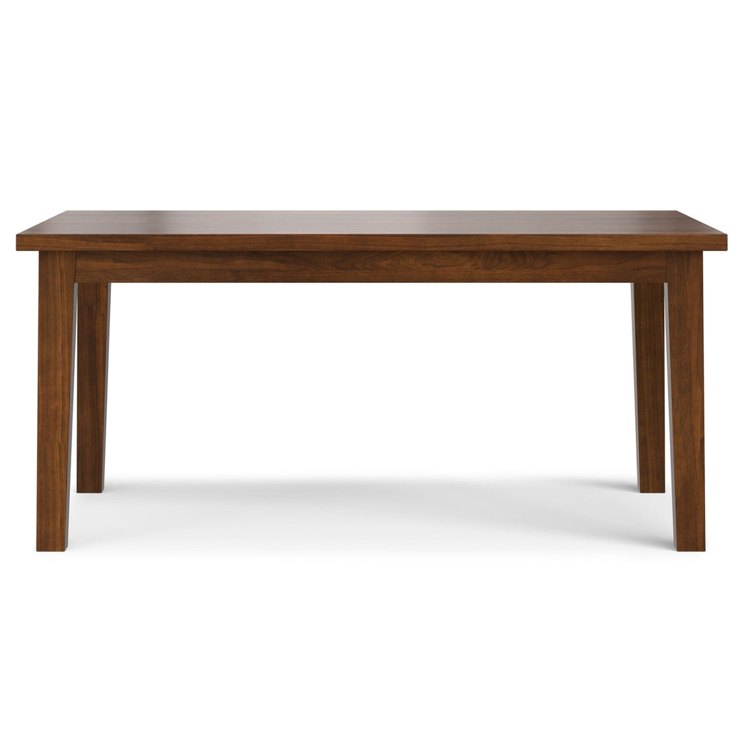 Eastwood Walnut Dining Table 66x40 Rectangular Seating for 6 Contemporary Design Image 4