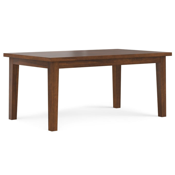 Eastwood Walnut Dining Table 66x40 Rectangular Seating for 6 Contemporary Design Image 5