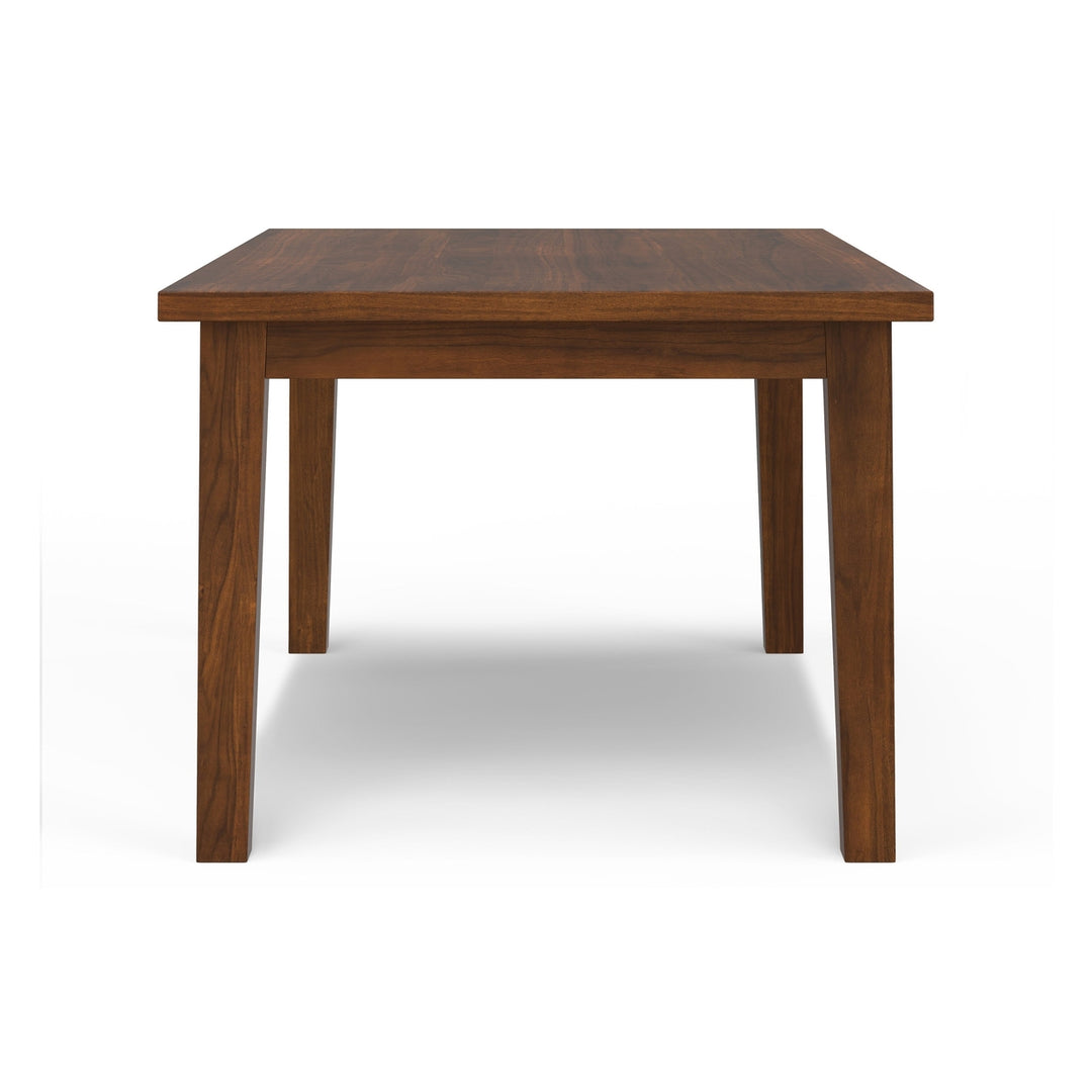 Eastwood Walnut Dining Table 66x40 Rectangular Seating for 6 Contemporary Design Image 12