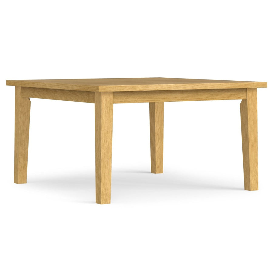 Eastwood Square Dining Table Oak Solid Wood Kitchen Table Durable Lacquer Finish Image 1