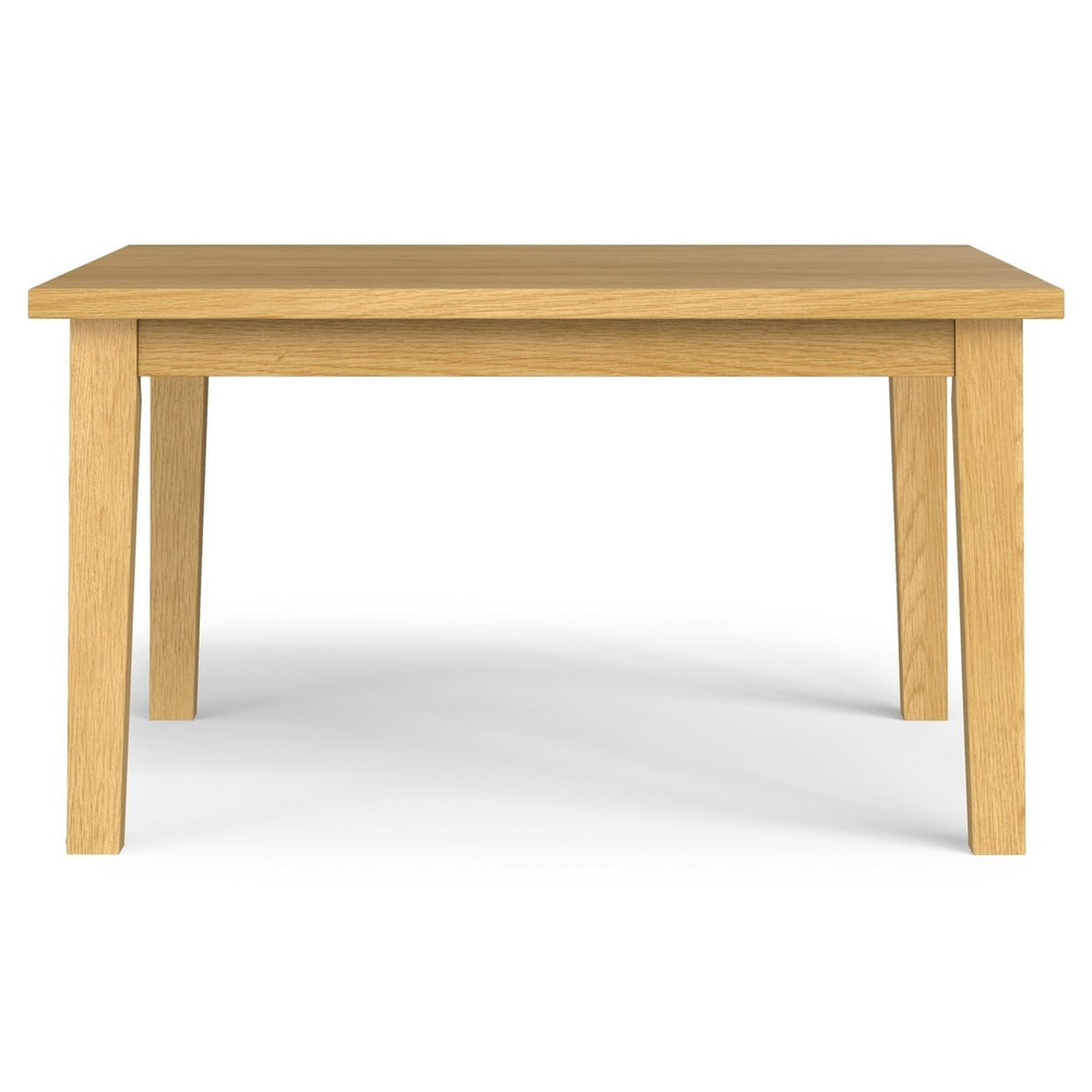 Eastwood Square Dining Table Oak Solid Wood Kitchen Table Durable Lacquer Finish Image 2