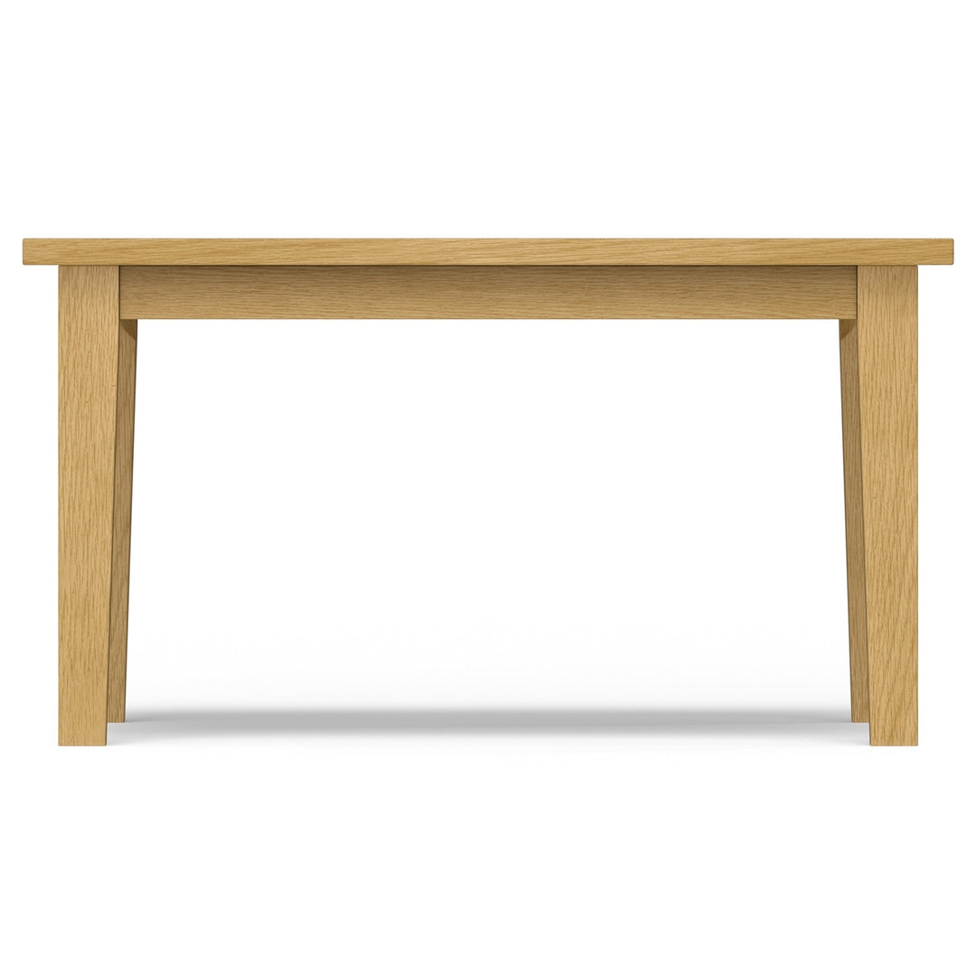 Eastwood Square Dining Table Oak Solid Wood Kitchen Table Durable Lacquer Finish Image 3