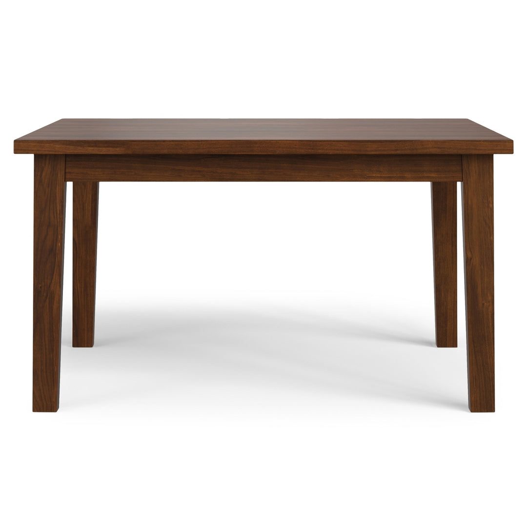 Eastwood Square Dining Table Walnut Solid Wood Kitchen Table Unique Grain Design Image 2