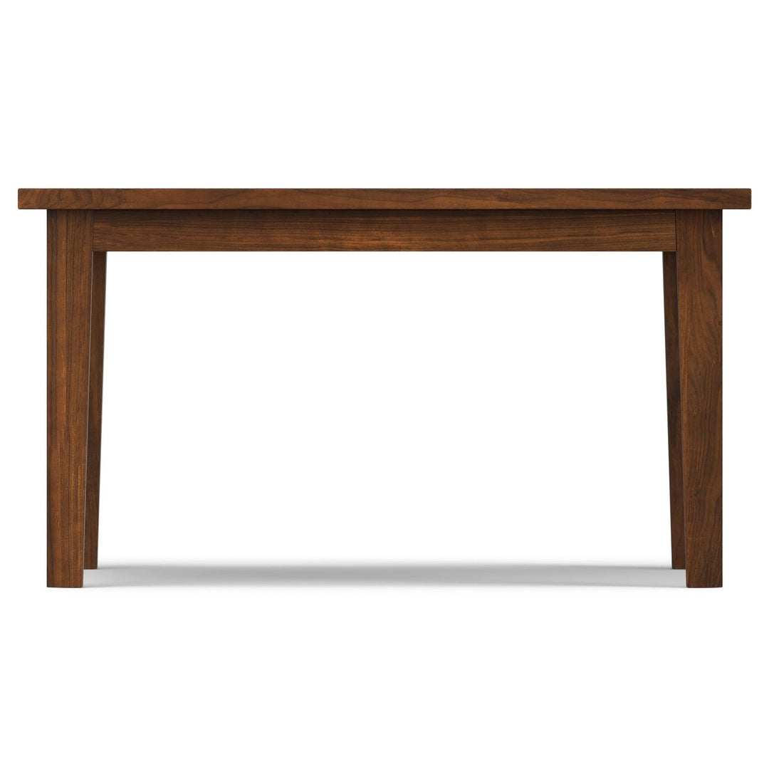 Eastwood Square Dining Table Walnut Solid Wood Kitchen Table Unique Grain Design Image 6