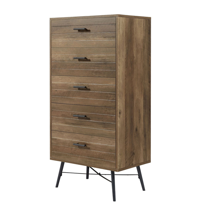 Hommoo Stylish Chest of Drawers with Particle Board Construction, Easy to Maintain and Long-Lasting Image 6