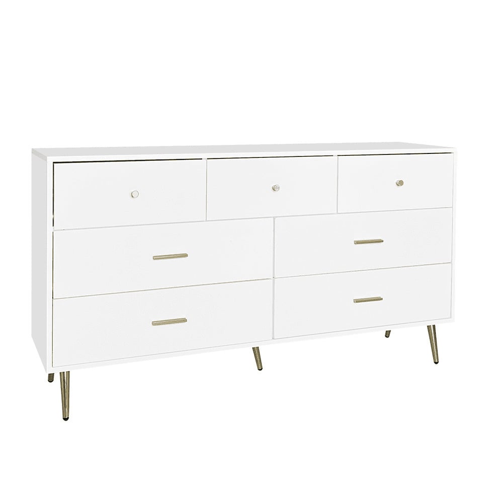 7 Chest Drawer Dresser for Bedroom, Large Capacity Dresser, Modern Wood Cabinet for Bedroom, Living Room, Closets, Image 6