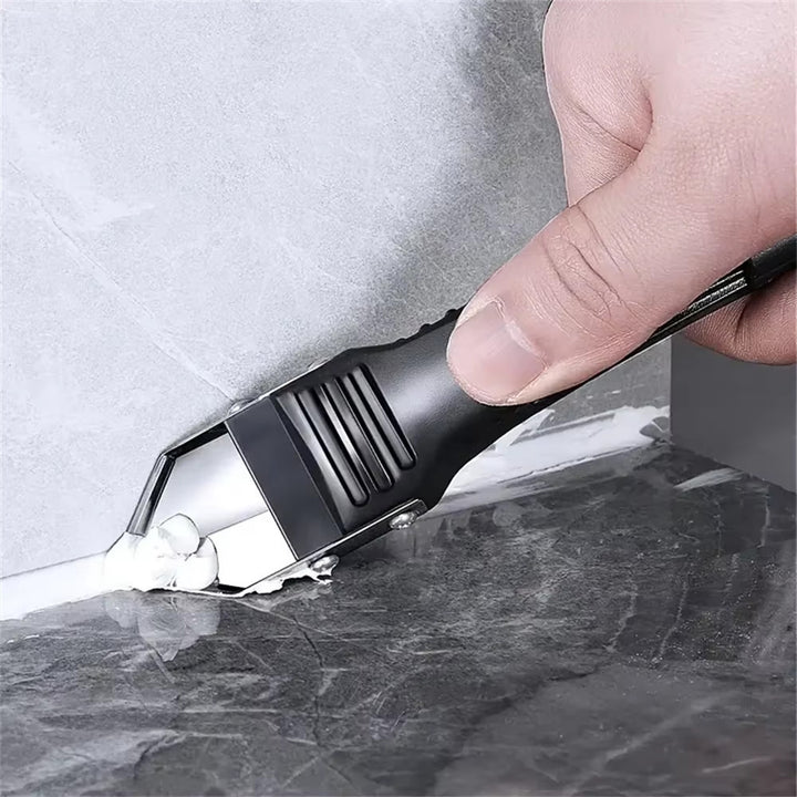 5-in-1 Caulk Removal Tool Kit - Grout Scraper and Sealant Finishing Tool Image 1