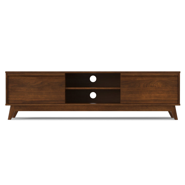 Lennon 72 inch Low TV Stand in Walnut Image 3