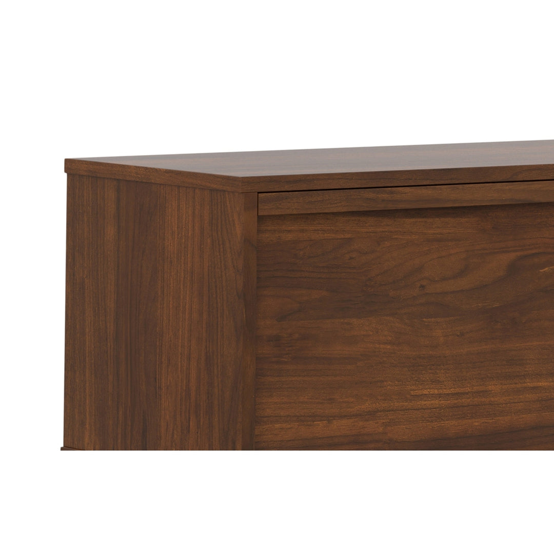 Lennon 72 inch Low TV Stand in Walnut Image 4