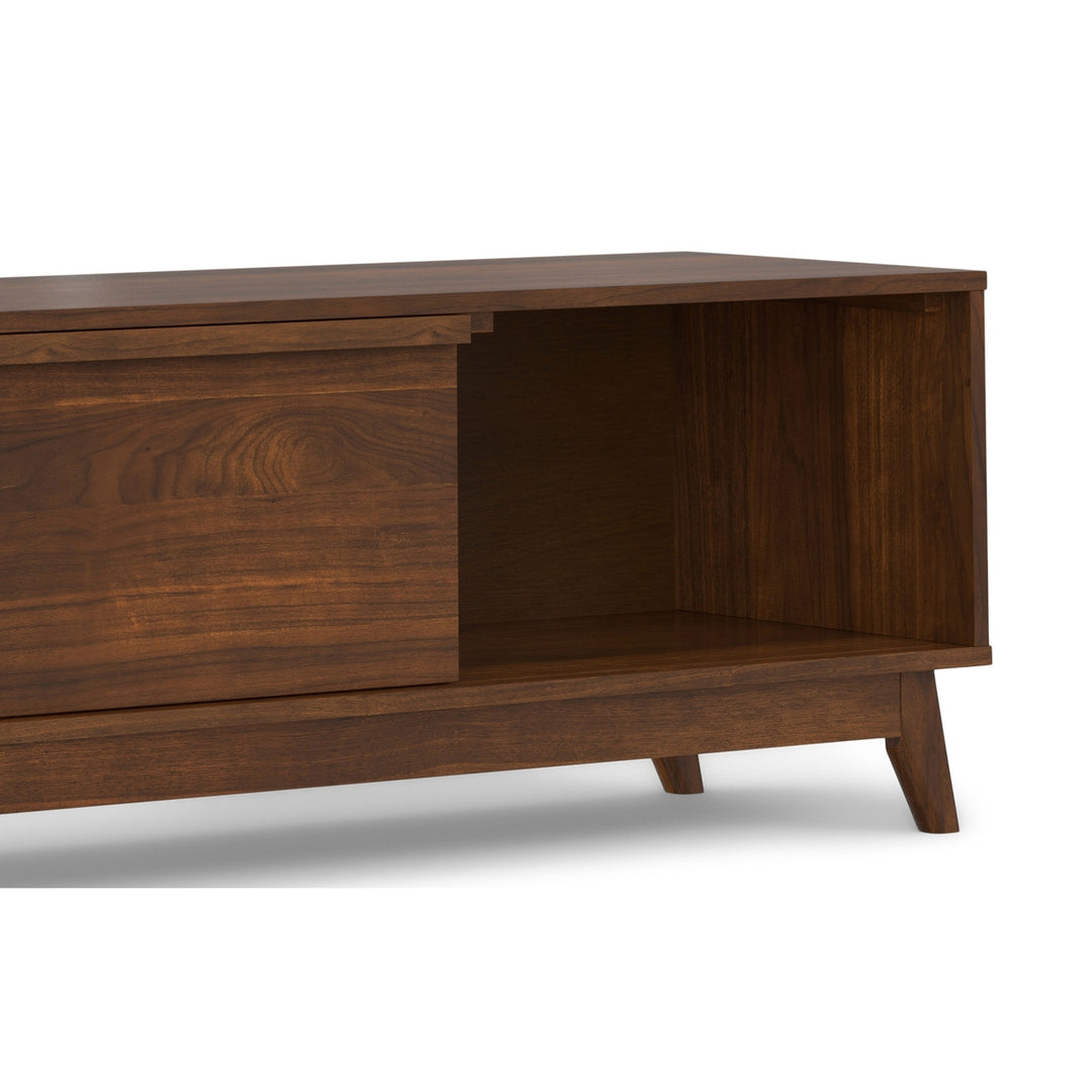 Lennon 72 inch Low TV Stand in Walnut Image 7