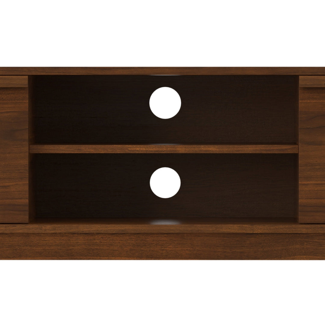 Lennon 72 inch Low TV Stand in Walnut Image 9