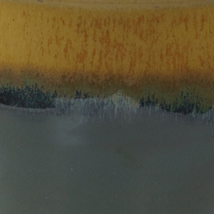 Sunnydaze 15 in Chalet High-Fired Glaze Ceramic Planter - Forest Lake Green Image 7