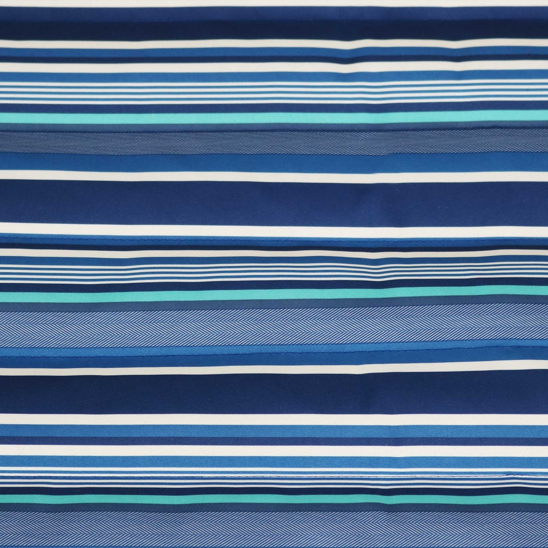 Sunnydaze Outdoor Polyester Hammock Pad and Pillow Set - Breakwater Stripe Image 7