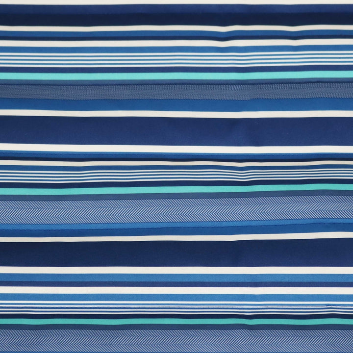 Sunnydaze Outdoor Polyester Hammock Pad and Pillow Set - Breakwater Stripe Image 7