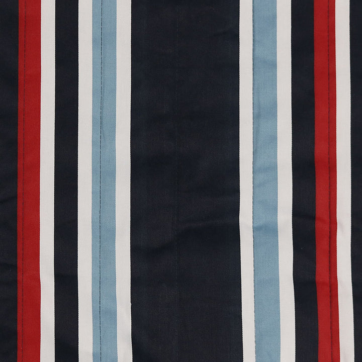 Sunnydaze Large Quilted Fabric Hammock with Spreader Bars - Nautical Stripe Image 6