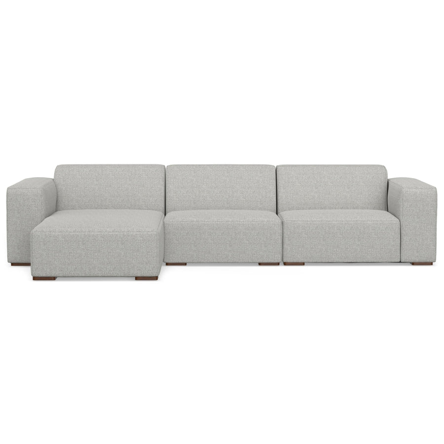 Rex 2 Seater Modular Sofa Left Chaise in Performance Fabric Living Room Furniture Image 1