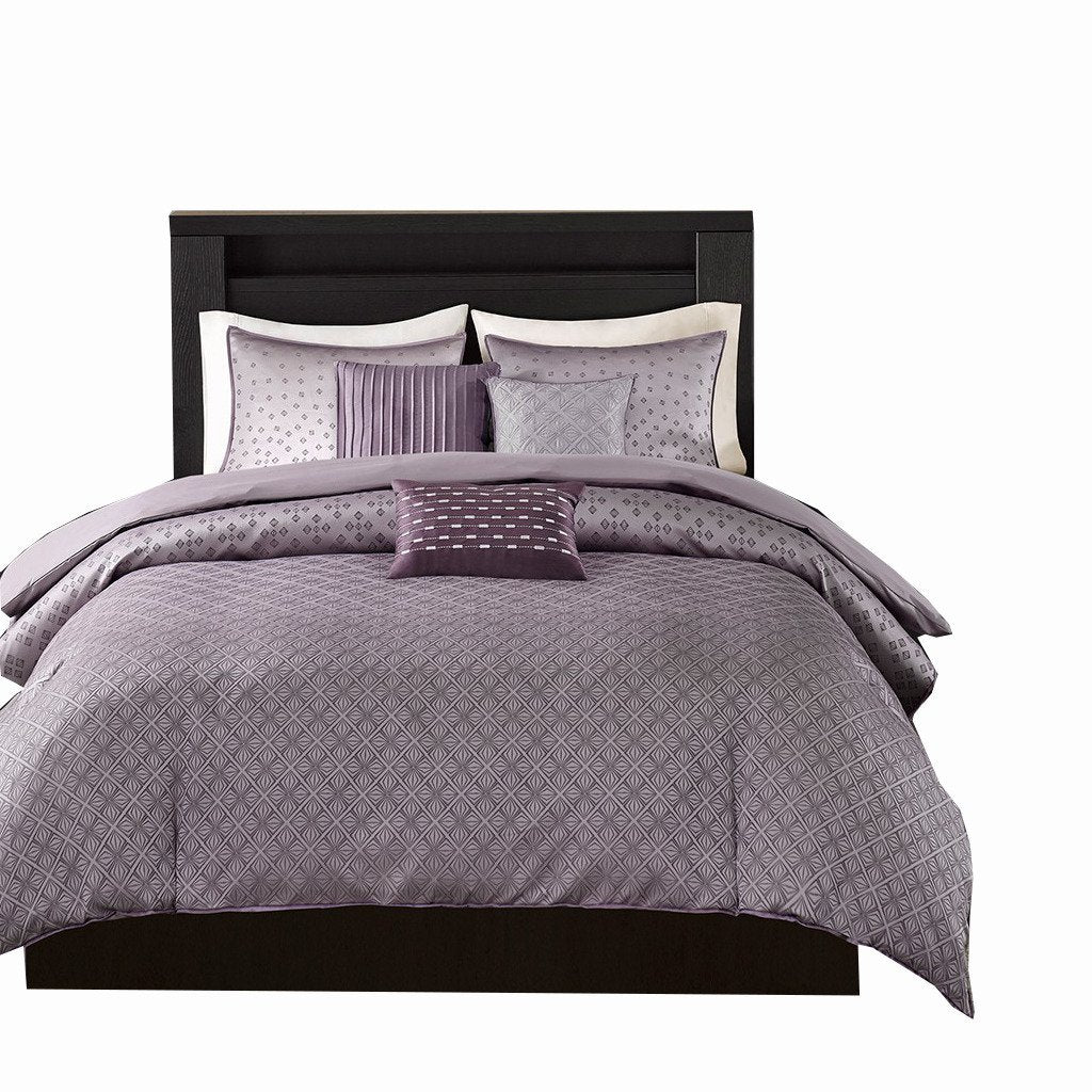 Gracie Mills Pasquale Ombre Jacquard Duvet Cover Set - GRACE-6499 Image 1