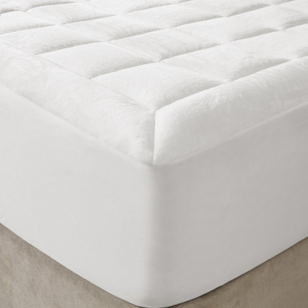 Gracie Mills Keisha Box Quilted Plush Hypoallergenic Down Alternative Waterproof Mattress Pad - GRACE-6581 Image 2