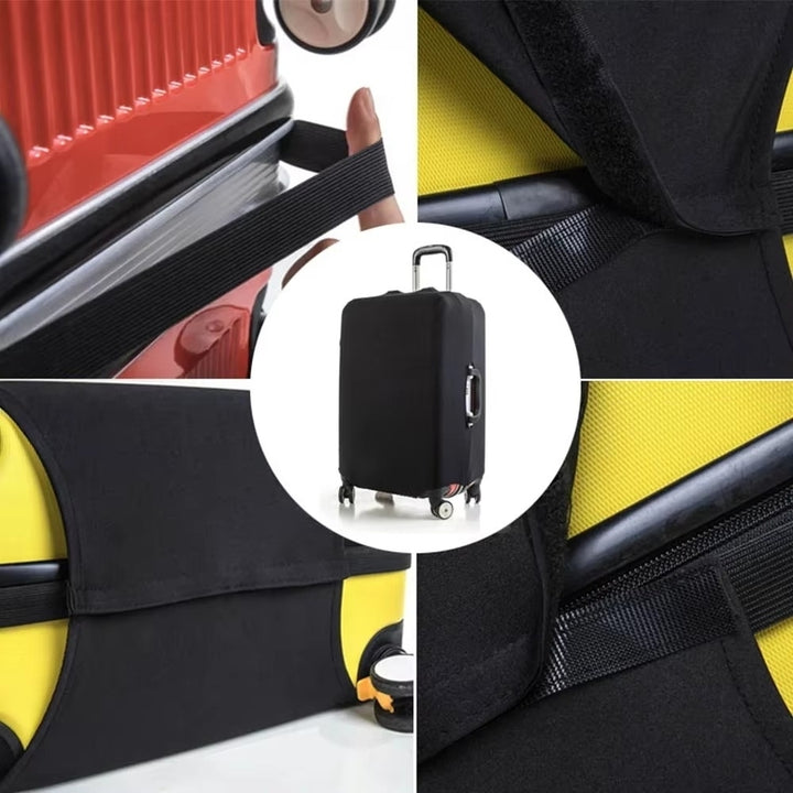 Travel Suitcase Protective Covers Thick Elastic Luggage Cover Protector for 18"-28"Baggage nted Image 4