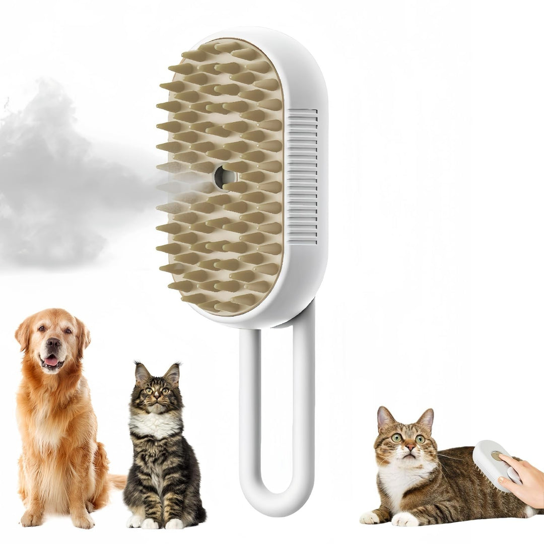 3 in 1 Pet Brush Cat Steam Brush Comb Dog Brush Electric Spray Cat Hair Brushes Massage Pet Grooming Hair Removal Combs Image 11