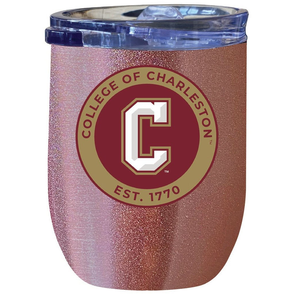 College of Charleston 12 oz Insulated Wine Stainless Steel Tumbler Officially Licensed Collegiate Product Image 2