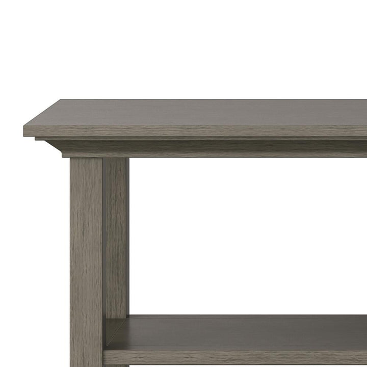 Redmond Console Table Rustic Solid Wood 54 Inch Entryway Accent Table Storage Image 9