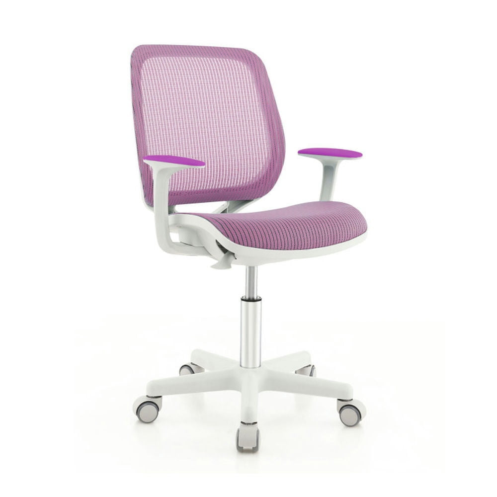 Hommoo Swivel Mesh Children Computer Chair with Adjustable Height-Purple, Kids Chairs for Kids Image 1