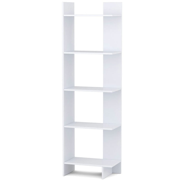 Hommoo Bookshelf,Shelf, Open Bookcase Book Shelf,Storage Shelf Unit Plant Stand,5-tier Freestanding Decorative Storage Image 1