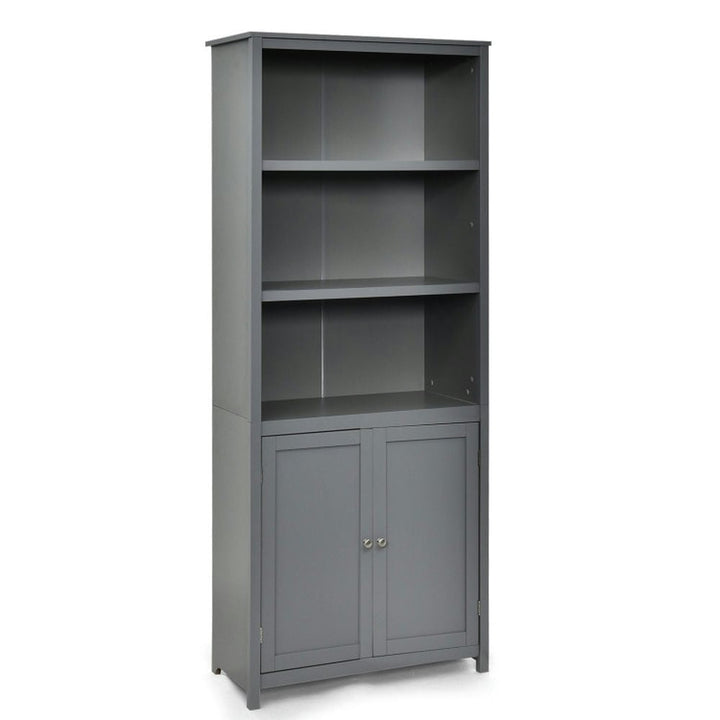 Hommoo Bookshelf,Shelf, Open Bookcase Book Shelf, Bookcase Shelving Storage Wooden Cabinet Unit Standing Display Image 1